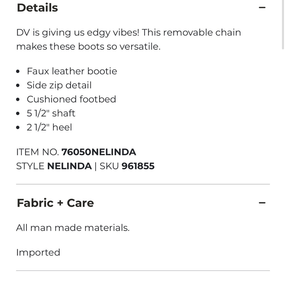 Dolce Vita Nelinda Chelsea Ankle Boot - Picture 10 of 10